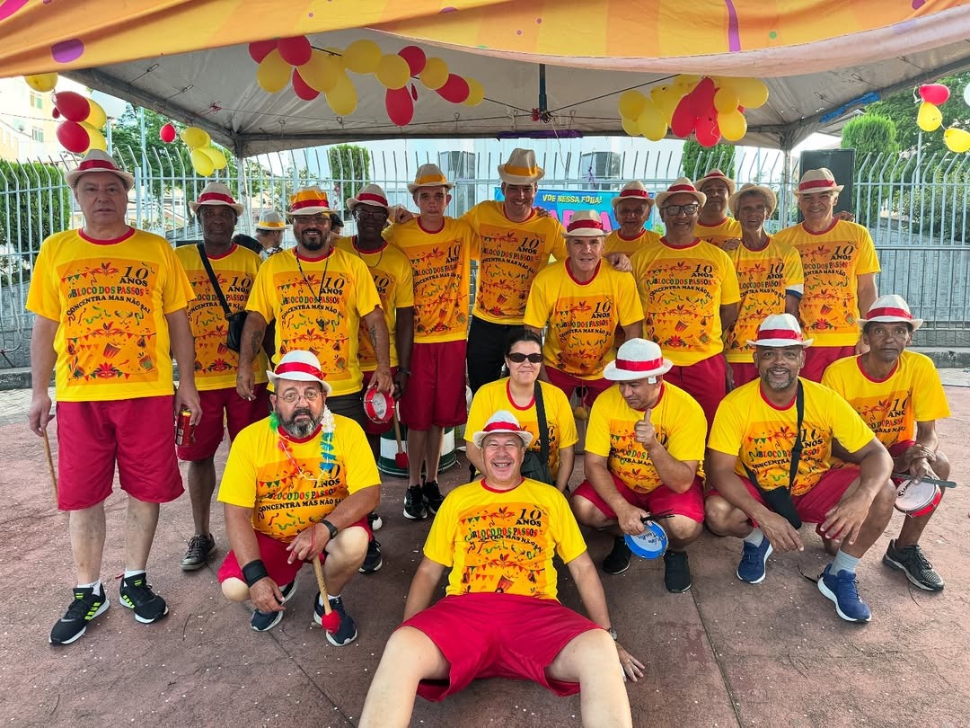 Pré-Carnaval do Bloco dos Passos acontece nesta quinta-feira na Praça Bias Fortes em Santos Dumont